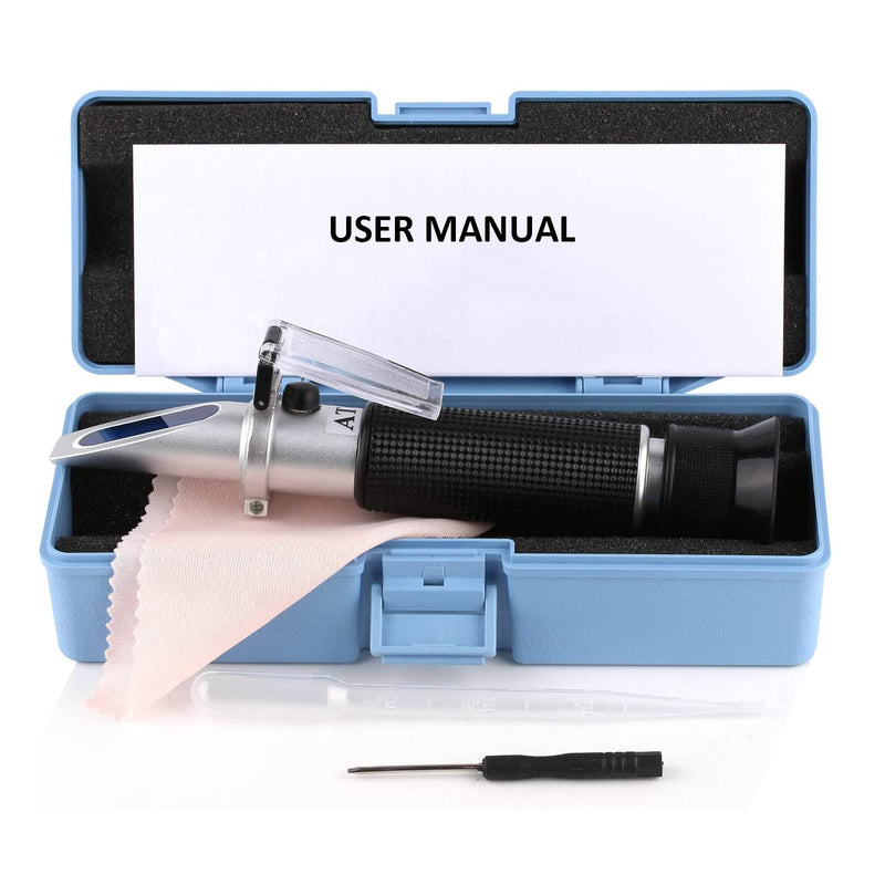 [Australia - AusPower] - Salinity Refractometer 0~28% for Measuring Sodium Chloride Content in Brine, Seawater and Industry, Nacl Refractometer Salinometer Brine Refractometer for Pickles Curing Foods Making 0-28% 