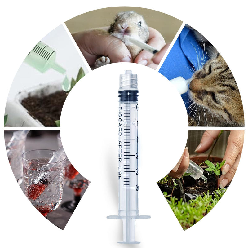 [Australia - AusPower] - 3mL Luer Lock Syringe (No Needle) - Sterile, Individually Wrapped - Pack of 30, Accurate Liquid Measurement, Leak-Proof Design 3ml 