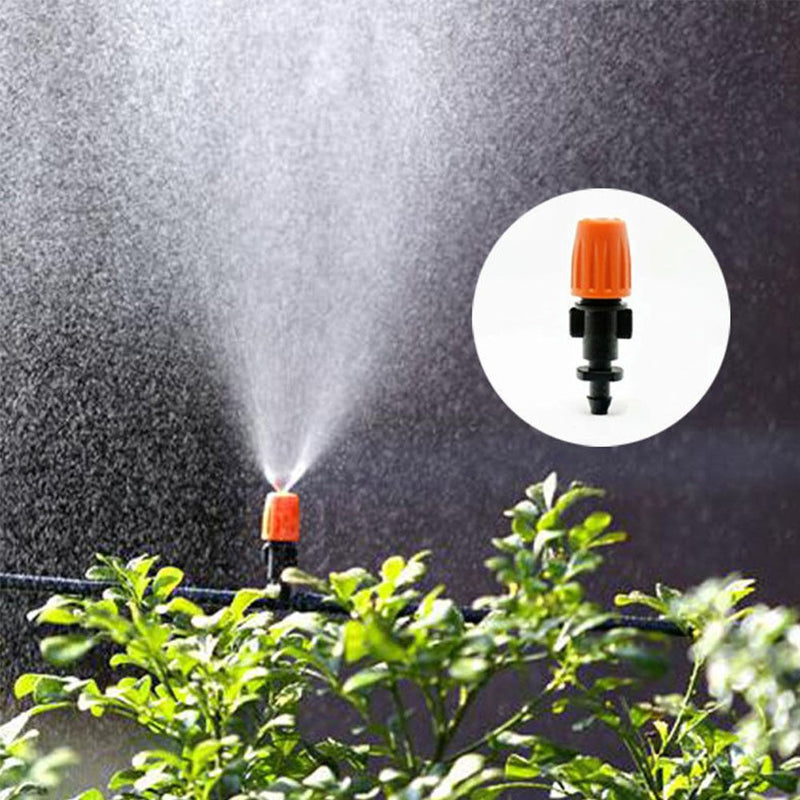 [Australia - AusPower] - MOIAK 50 Pcs Garden Irrigation Micro Flow Dripper,Sprinklers Emitter System Adjustable Micro Drip Head for Watering System(50Pcs) (15554869582755) 50pcs 