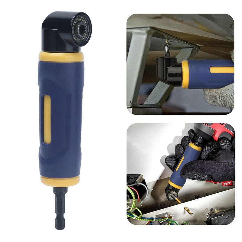 [Australia - AusPower] - Right Angle Drill Attachment, 90 Degree Drill Adapter, Screwdriver Socket Adapter Drill Bit Corner Adapter 