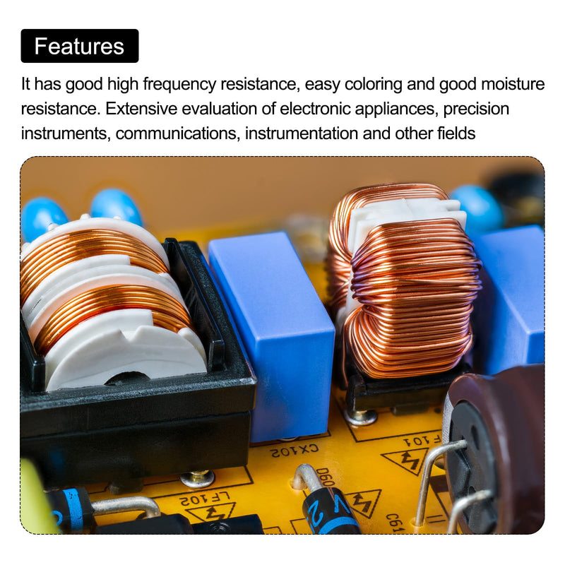 [Australia - AusPower] - MECCANIXITY 1.5mm Magnet Wire 20ft Enameled Copper Wire Enameled Magnet Winding Wire Coil 100g 155C for Transformers Inductors 