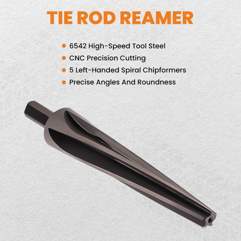 [Australia - AusPower] - maXpeedingros 7 Degree Tapered Ball Joint Reamer Tie Rod Reamer for 1-1/2" Per Foot 