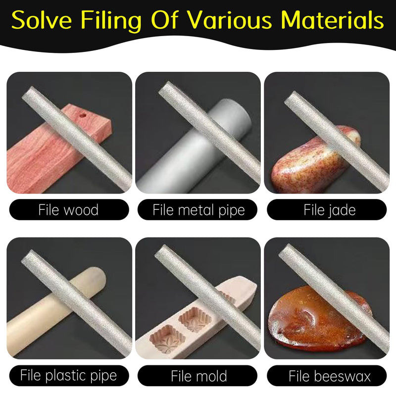 [Australia - AusPower] - Metal File，10" Square Steel File for Metal Edge Trimming, Woodworking, Tire Filing and Other DIY Sharpening Work 10 Inch 