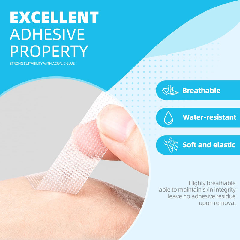 [Australia - AusPower] - OK TAPE OKPore Transparent Medical Tape (Pack of 12) - First Aid Surgical Tape Hypoallergenic and Breathable for Wound Dressing Care, Latex Free, 1in x 10yds 1x360 Inch (Pack of 12) 