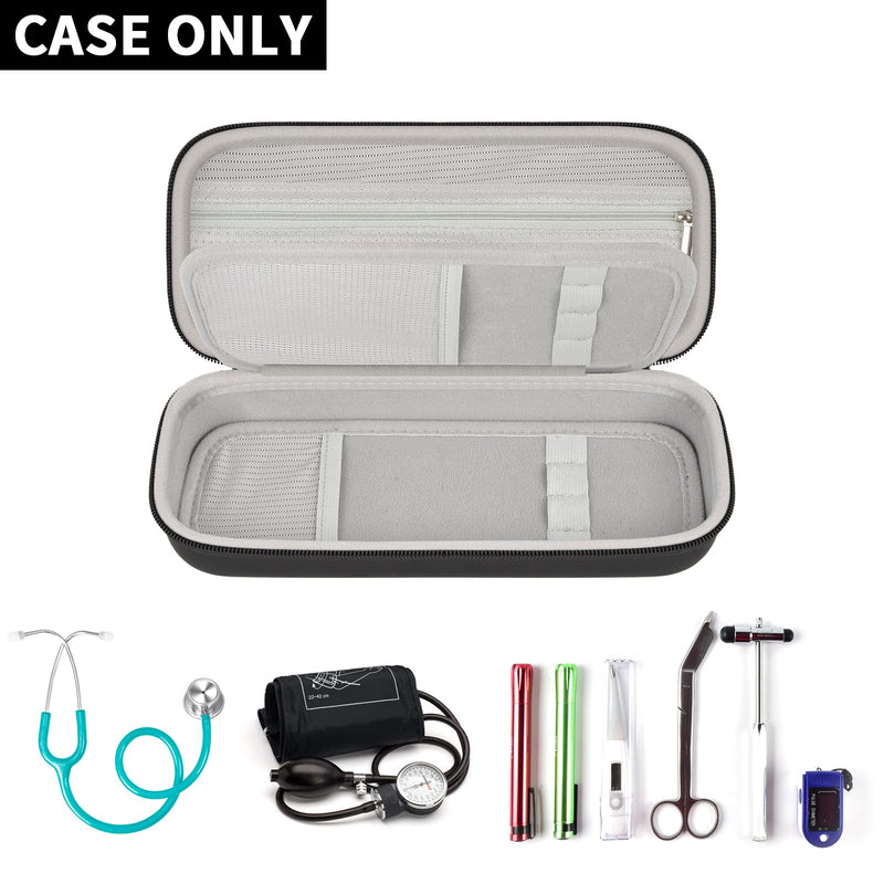 [Australia - AusPower] - Stethoscope Case Compatible with 3M Littmann Classic III/ Lightweight II S.E/ MDF Acoustica Deluxe Stethoscopes, Mesh Pocket for Blood Pressure Cuff and other Doctor & Nurse Accessories (Case Only) 