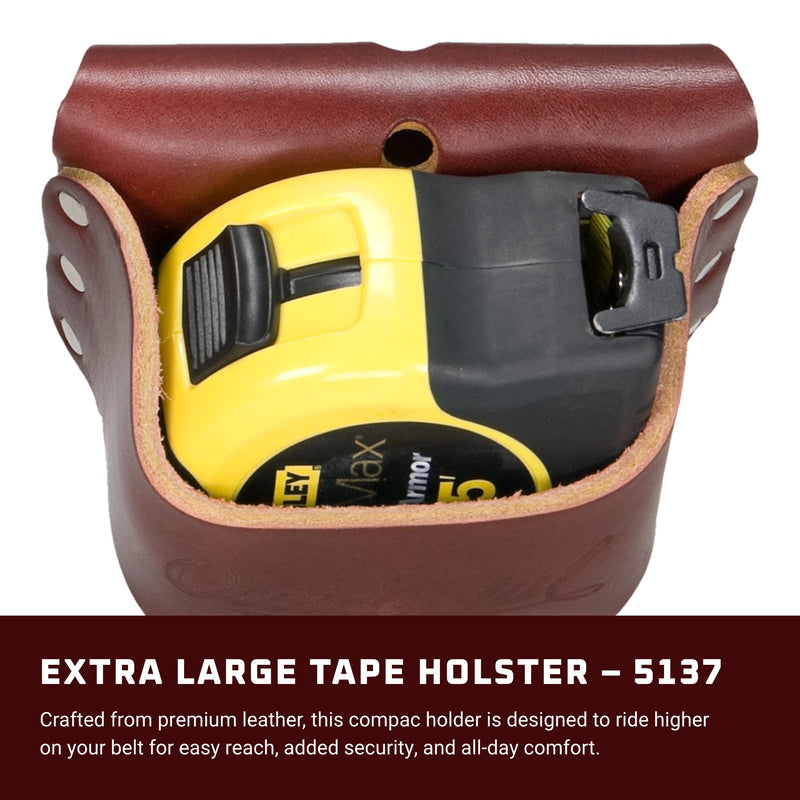 Occidental Leather Extra Large Tape Holster - Made to Fit the 35’ FatMax - Made in USA