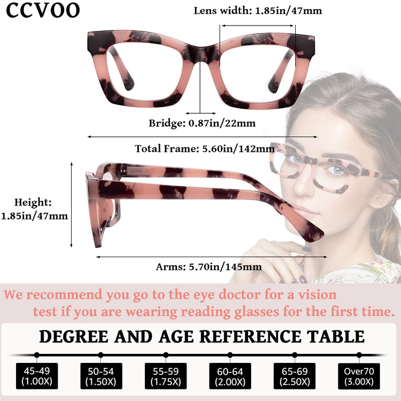 [Australia - AusPower] - 6 Pack Oprah Style Reading Glasses for Women Blue Light Blocking Computer Square Readers with Spring Hinge Men (A1 Mix, 1.5) A1 Mix 1.5 x 
