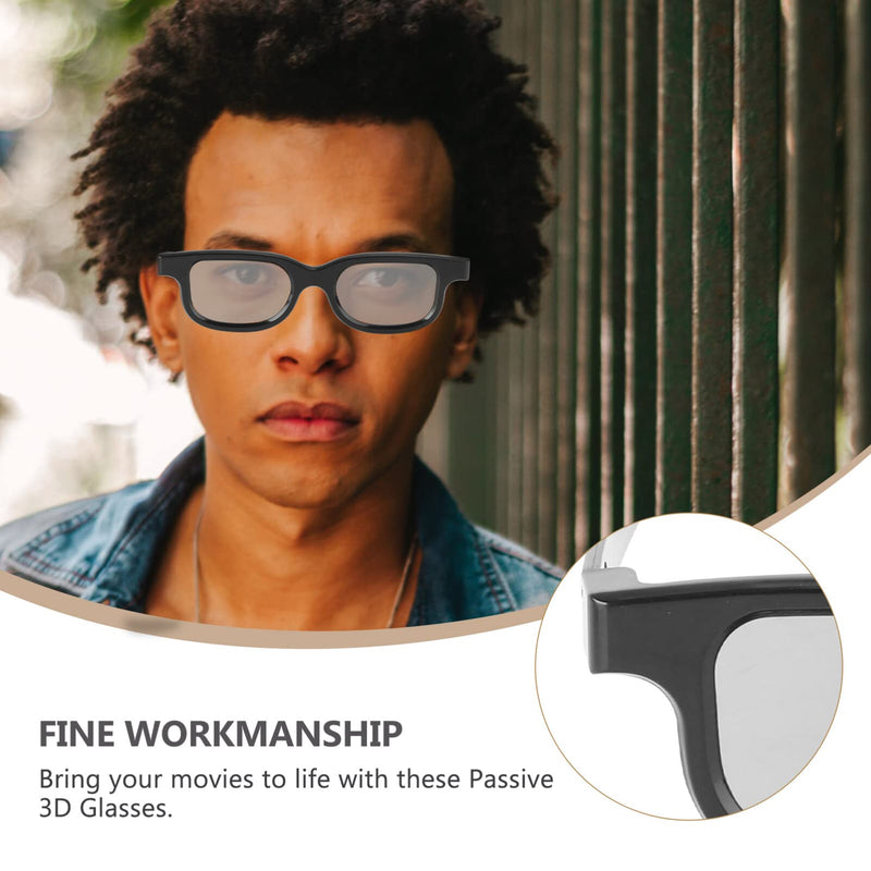[Australia - AusPower] - SUPVOX Tv Projector 5 Pairs 3D Viewing Glasses for Movies Game Ultra-Light 3D Glasses Movie Polarizer for Theater Screens Computer Monitors Polarized Glasses 