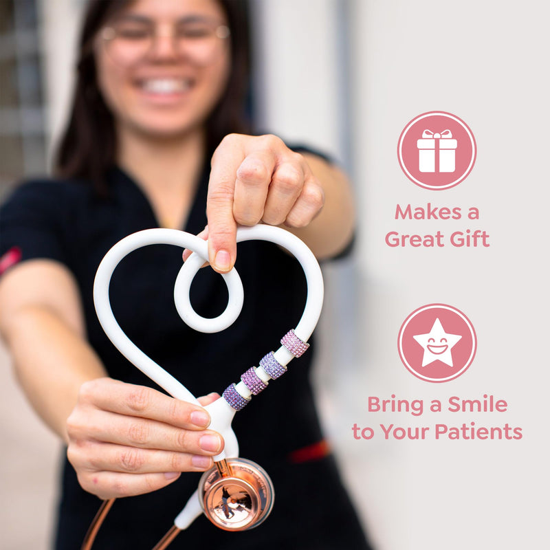 charMED Custom Stethoscope Charms - Set of 2 Charms (Turkey & Christmas Tree Combo) - Gifts for Nurses, Doctors, Veterinarians, Technicians, Surgeons & Healthcare Professionals - 0.5" Ring Charm Turkey & Christmas Tree Combo