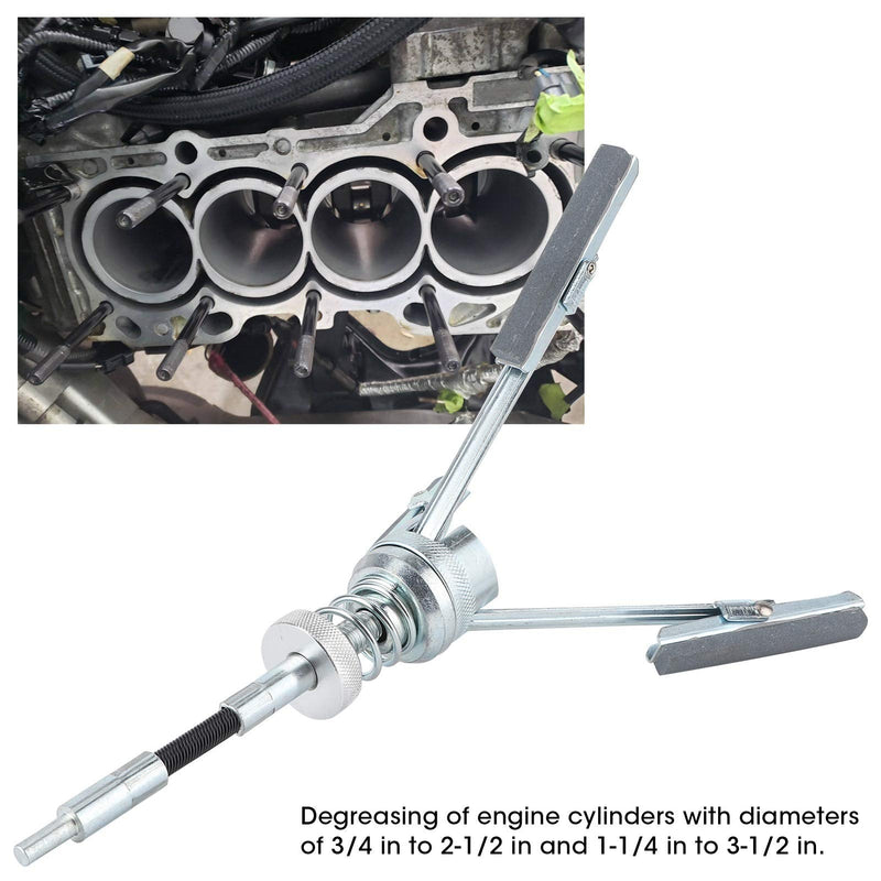 [Australia - AusPower] - Cylinder Honing Tool, 3 Jaw Cylinder Honing Tool, Flexible Shaft Motor, Hone Carbon Removing for Car, 2-6.7 Inch Range 