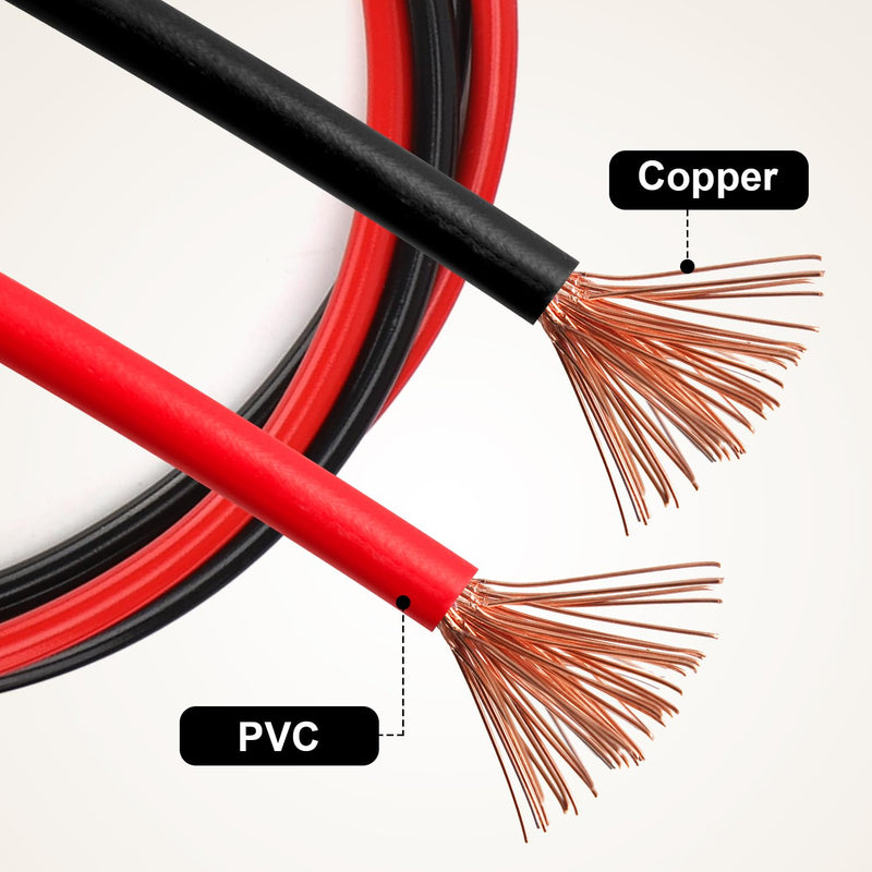 [Australia - AusPower] - 2pcs Small Multimeter Banana Plug to Crocodile Alligator Clip Test Power Probe, 4mm Stackable Test Lead Cable 1m Long Wire for Electrical Testing 1000V 10A Multimeter 