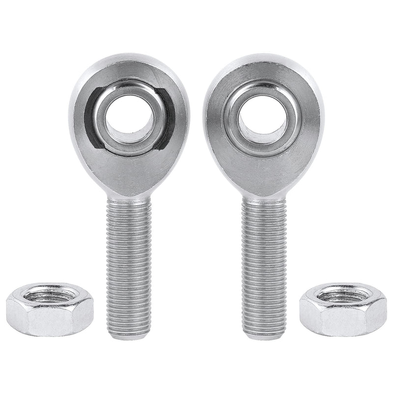 [Australia - AusPower] - 5/8” Heim Joints Rod End Kit,.625" Chromoly Heim Joints Panhard Rod End Kit for Steering,Suspension, Traction Bars, Right&Left Hand Thread Steering Joints with Jam Nuts - 1Set Rod end+Nut 5/8"-1 Set 