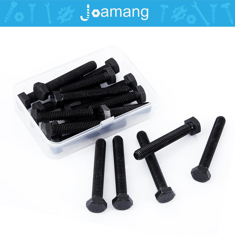[Australia - AusPower] - M8 x 35mm Hex Head Screw Bolt, Alloy Steel Grade 8.8, Black Oxide Finish, Full Thread, Hexagon Head Bolts, Quantity 15 M8 x 35mm(15PCS) 