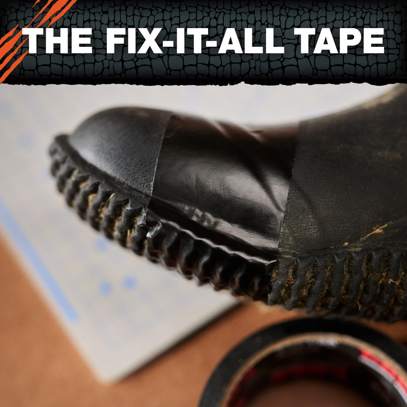 T-REX Flexible Waterproof Tape - Heavy Duty Adhesive Waterproofing Tape for Pool Repair, Leaks, Roof Patches - Extreme Weather & UV Resistance - Black, 1.88" x 30 ft. (Pack of 1) 1 Roll, 1.88" Width