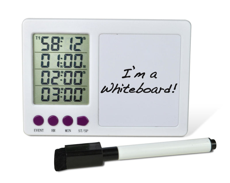 [Australia - AusPower] - SP Bel-Art, H-B DURAC 4-Channel Electronic Timer with White Board and Certificate of Calibration (B61700-3700) 