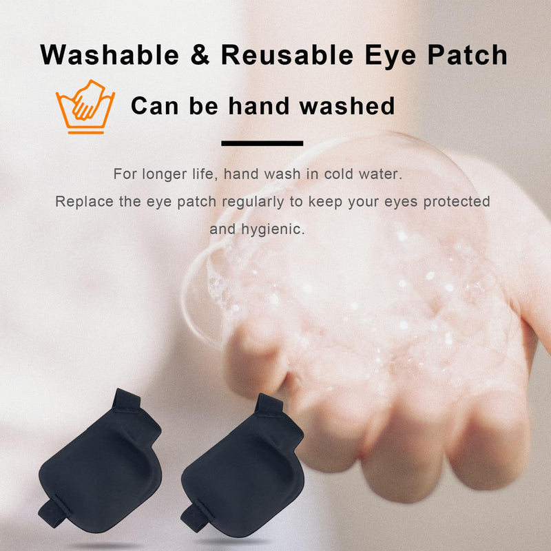 [Australia - AusPower] - Eye Patch, 2PCS Medical Eye Patches for Adults Kids, 3D Amblyopia Lazy Eye Patches for Right Eye (Right) 