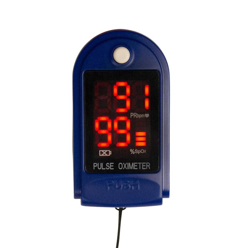[Australia - AusPower] - Roscoe Medical Finger Pulse Oximeter Oxygen Saturation Monitor - Pulse Ox Fingertip o2 Monitor for Pediatric and Adult - Sports and Aviation Use Only 