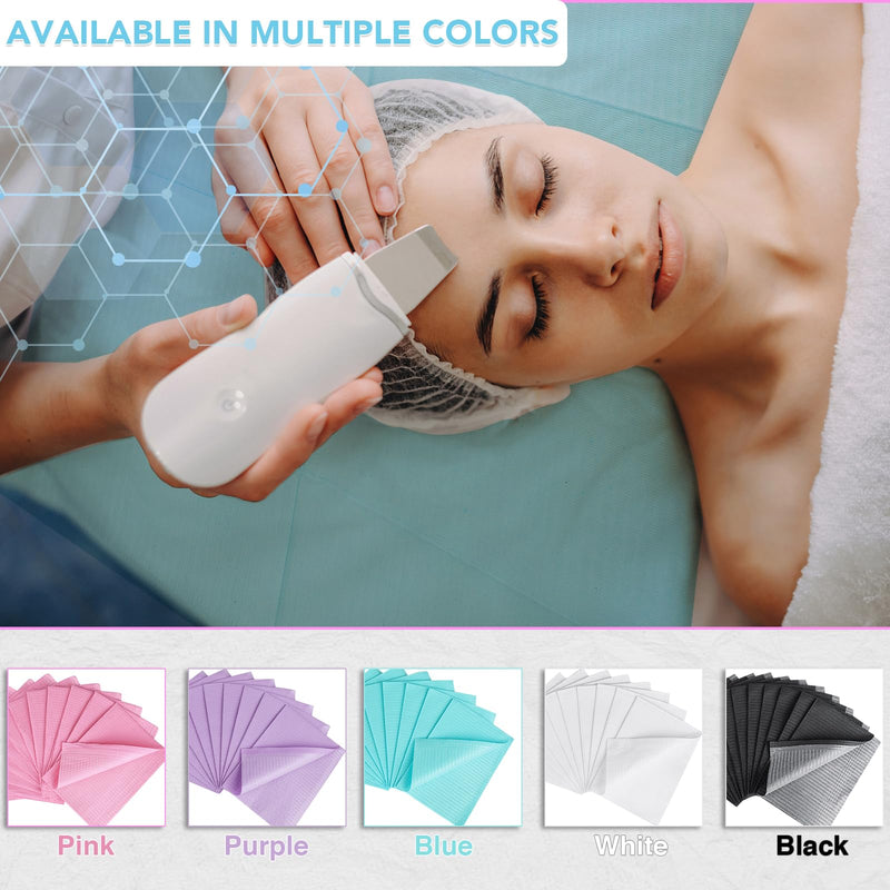 [Australia - AusPower] - 80 Pack Papers Bibs/Towels ?Dental Consumables Papers?13" x 18" 3-Ply Waterproof Tattoo Bib Sheet for Nail Salon?Tattoo Shop (Blue) Blue 80 