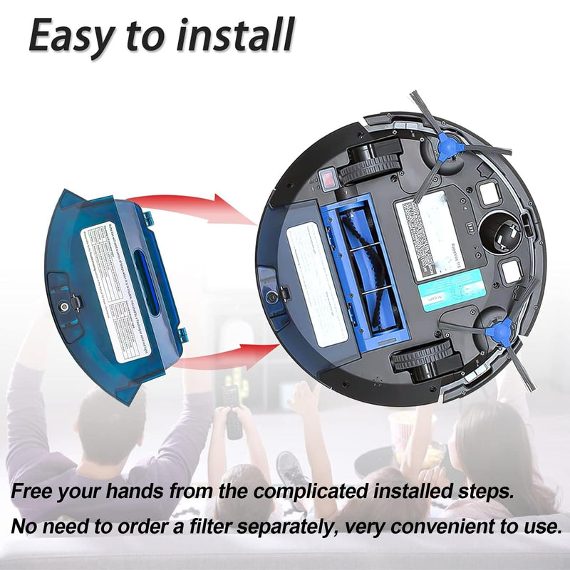 Replacement Dust Bin Box for Eufy RoboVac 11S, 15C, 30, 30C, 35C, 25C, 12, 15T, 35C, G30 Robot Vacuum Cleaner Replacement Part Accessories