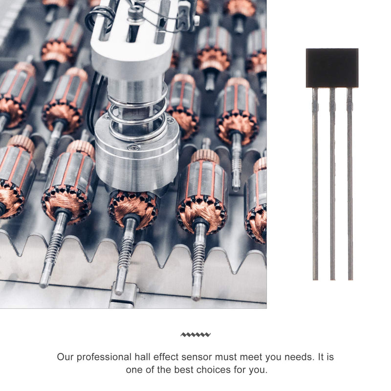 [Australia - AusPower] - 25pcs Linear Hall Effect Sensors Ratiometric Linear Hall Effect Sensors Chip Magnetic Detector 3 Terminal for Electric Vehicle Motor Repair Applications 