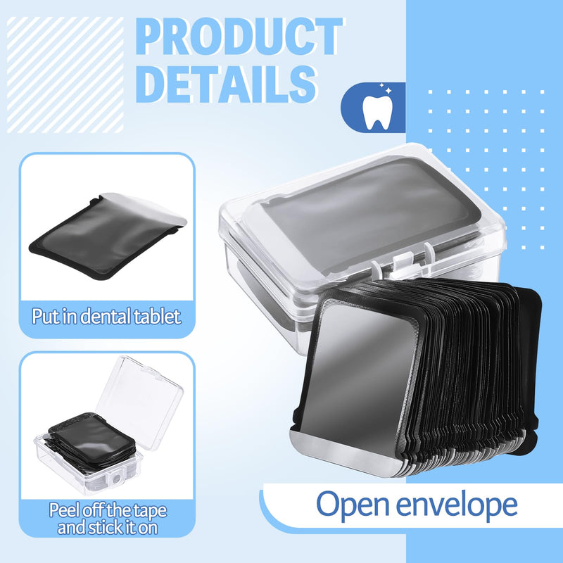 [Australia - AusPower] - 1000 Pcs Disposable Dental X-Ray Barrier Envelopes Size 2 Protective Sleeves for Digital Phosphor Plate Imaging Sensor Supplies 1000 
