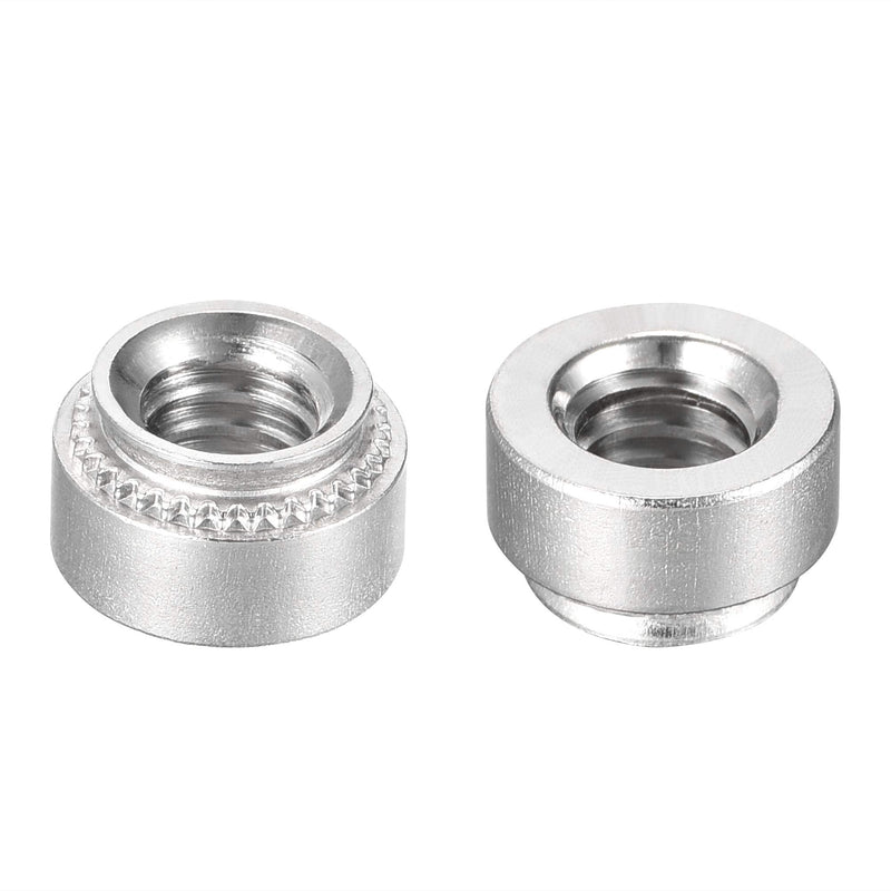 [Australia - AusPower] - uxcell Self -Clinching Nuts,1/4-20 x 0.25-Inch Stainless Steel Rivet Nut Round Head Steel Metal Sheet Mounting Hardware Fastener 50pcs 1/4-20x6.53mm 