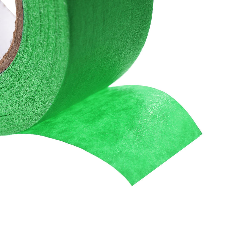 uxcell 6Pcs 25mm 1 inch Wide 20m 21 Yards Masking Tape Painters Tape Rolls Dark Green