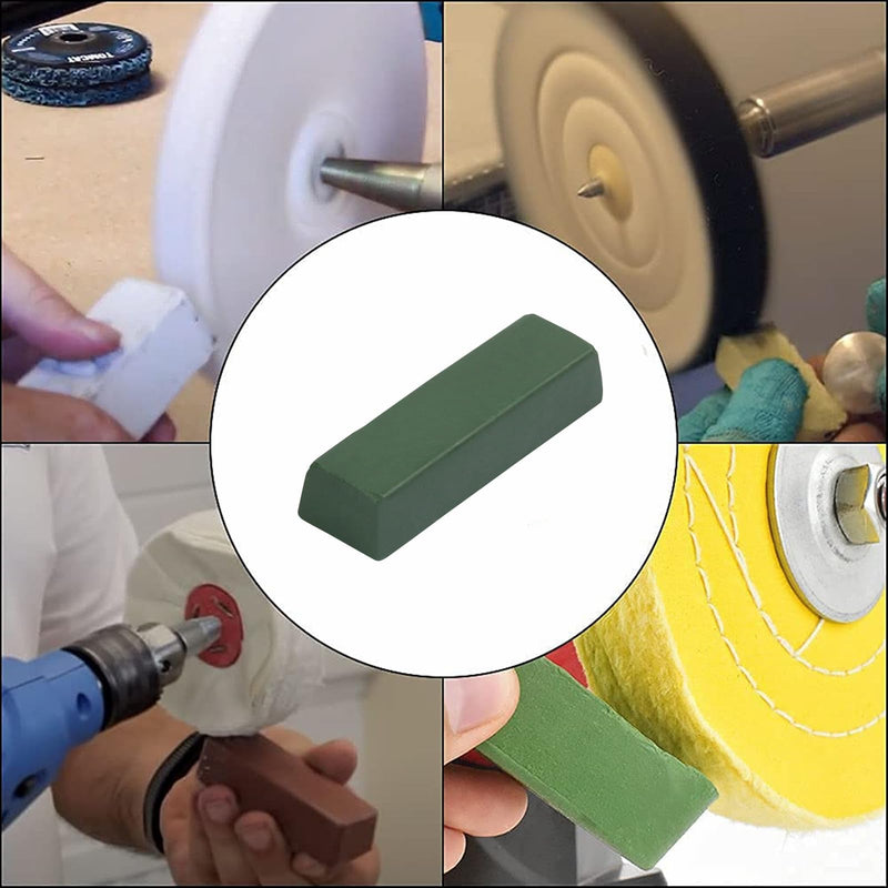 [Australia - AusPower] - Green Polishing Paste, Polishing Paste Metal, Polishing Paste Set, Wood Carving Tools Scraper Paste, Multifunctional Abrasive Polish, Abrasive Paste Abrasive Paste Polishing Paste Knife Sharpener, 