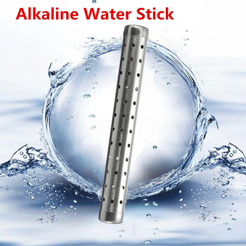 EHM Alkaline pH Water Filter Stick Small Portable Hydrogen Mineral Purifier Tourmaline, Germanium, Maifanshi Stones – Naturally Increases pH Levels & Decreases ORP 10