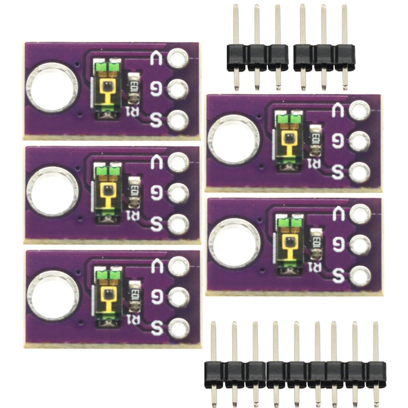 [Australia - AusPower] - 5PCS TEMT6000 Light Sensor Professional TEMT6000 Light Sensor Module for Arduino Ambient Light Sensor 