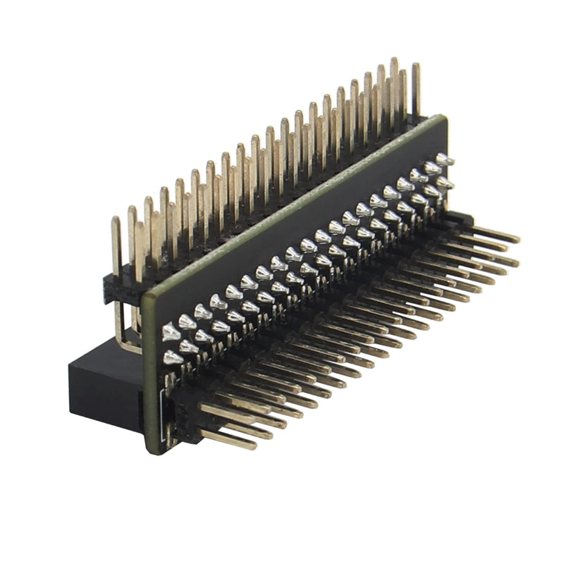 [Australia - AusPower] - Geekworm GPIO Extension Header (G341) / 1-to-2 40 Pin GPIO Edge Adapter Board for Raspberry Pi 5 / Raspberry Pi 4 / 3B+ / 3B / Zero W/Zero 