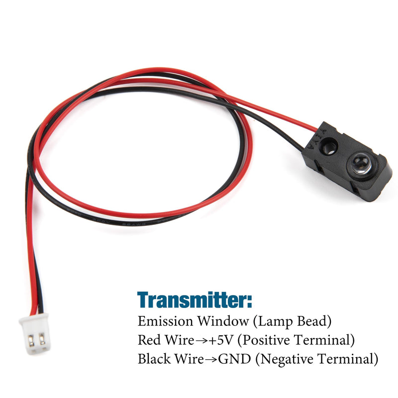 [Australia - AusPower] - 5Pcs IR Break Beam Sensor LEDs Counting Module Distance Sensor Split 5MM Through-Beam Photoelectric Switch for Apply Relay 5 Sensors 
