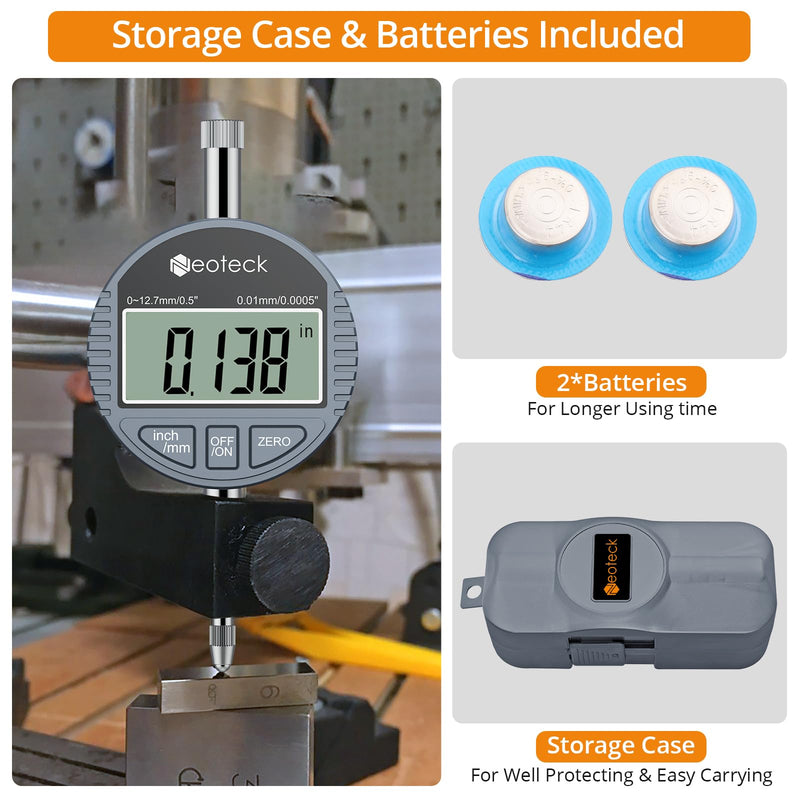 [Australia - AusPower] - Neoteck 1 inch Digital Indicator +0.5 inch Digital Indicator 