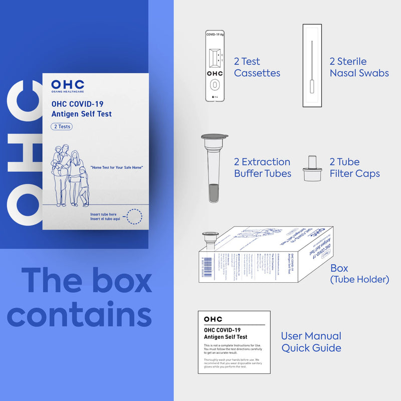 [Australia - AusPower] - OHC Covid Tests For Home Rapid, 2 Tests Per Box, Result in 15 Minutes 