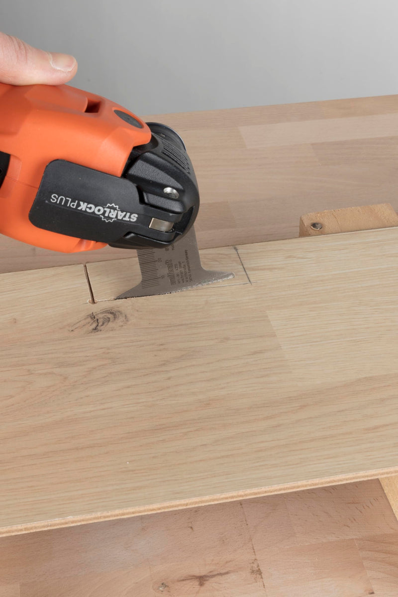 [Australia - AusPower] - wolfcraft Expert HCS Plunge Saw Blade, Starlock Mount, Wood, Plastic, Plasterboard 50 mm, 4257000, For Long, Straight Cuts in Wood 