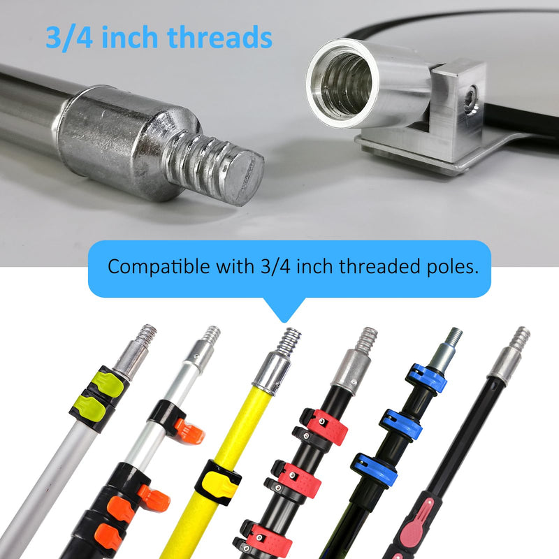 [Australia - AusPower] - Under Vehicle Inspection Security Mirror – Large Under Car Search Convex Mirror Couple to 3/4-in Threaded Poles for Check on Checkpoints, Airports, Hotels, Clubs, Police Sheriff and Milita Base. 