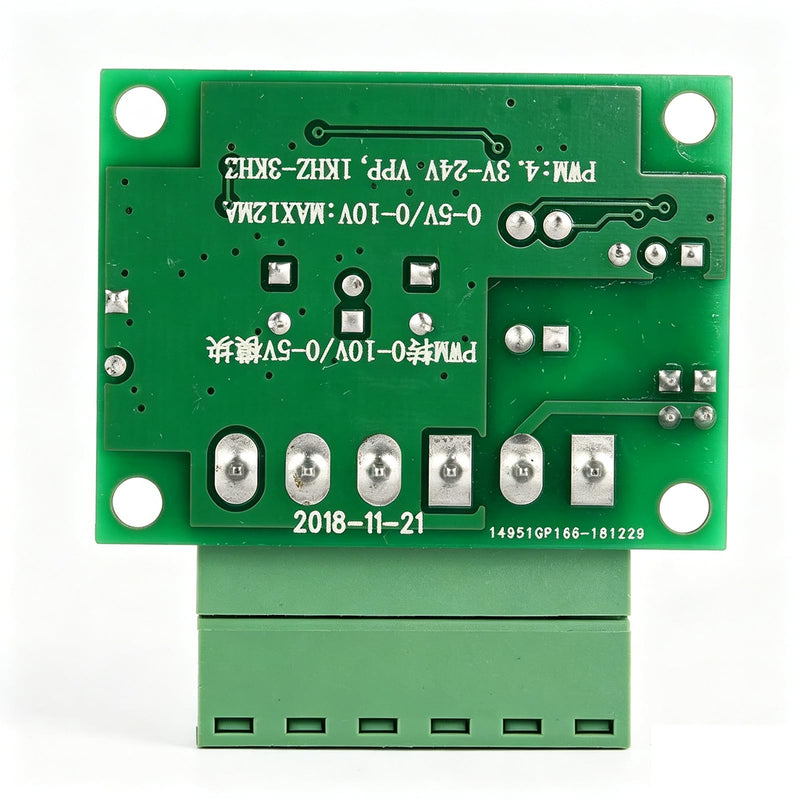 Pwm Signal Voltage Converter, 0-10V Analog Output Voltage 0-100% 1-3Khz PWM Signal Input, D/A Digital-Analog Sps Module, For Controlling Motor Speed