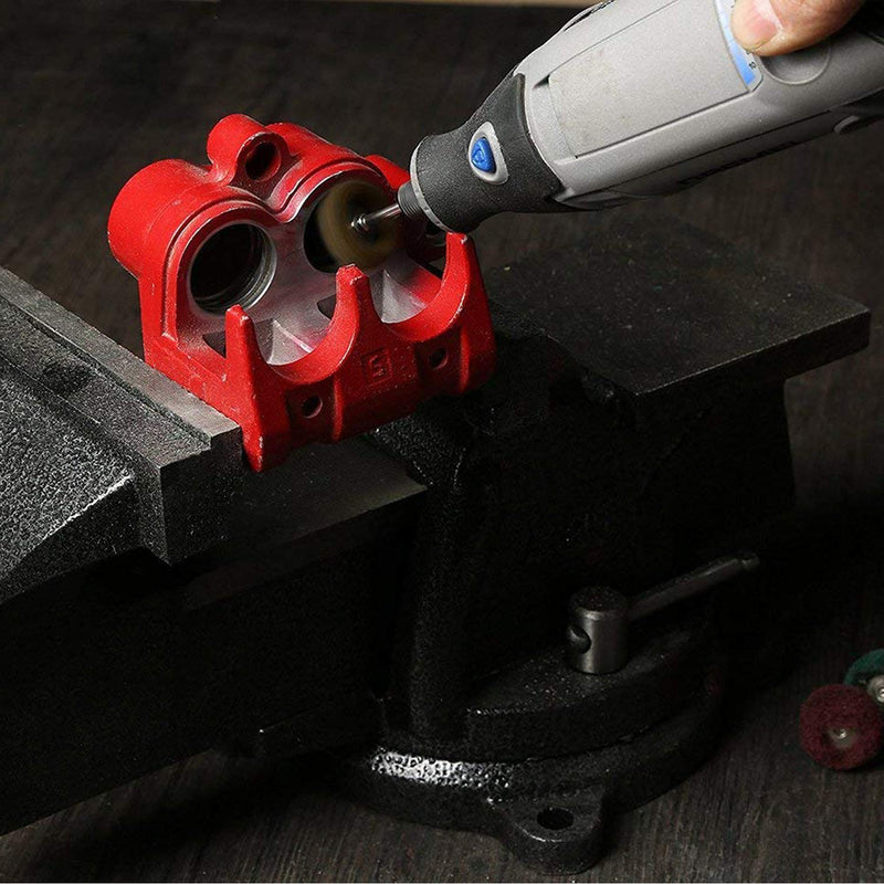 [Australia - AusPower] - 80pcs 25mm Sanding Disc Polishing Sanding Disc for Dremel - Metal Grinding Attachment with 3mm Handle Rotary Tool 