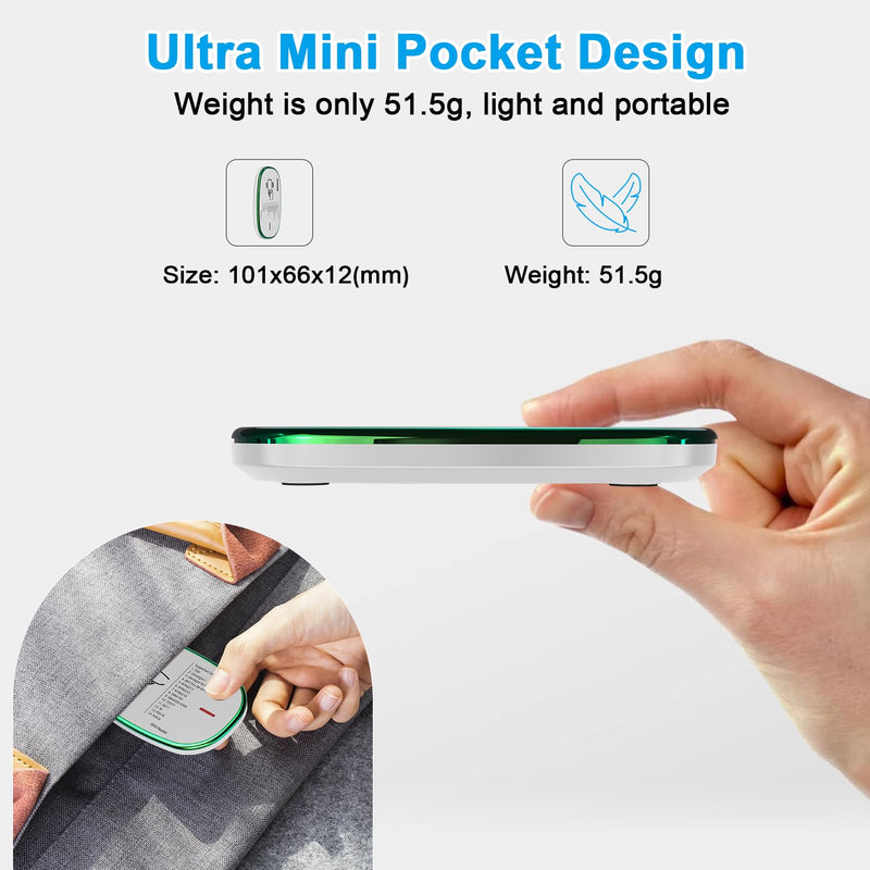 [Australia - AusPower] - RFID Reader 125KHz and 13.56Mhz Card USB Reader Plug and Play USB HID Device Emulate Keyboard for Win Linux Android iOS White 