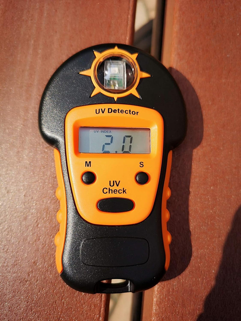 [Australia - AusPower] - UV Detector for Measuring Sun Light UV Level - Portable Handheld Sun Light UV Detector (3A) 