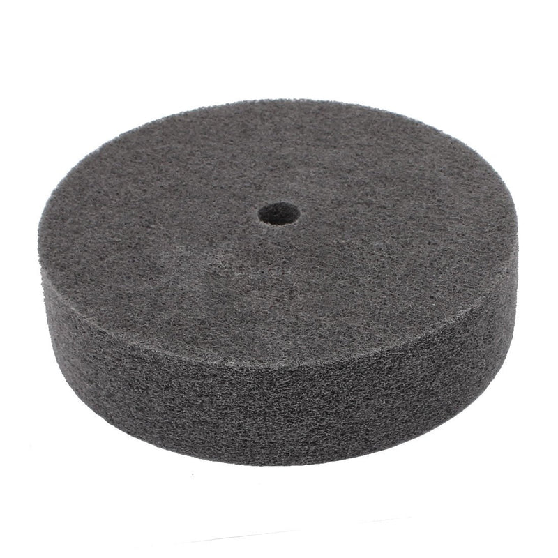[Australia - AusPower] - uxcell 8" Dia 2" Thick 5P 180 Grit Nylon Fiber Wheel Abrasive Polishing Buffing Disc Black 