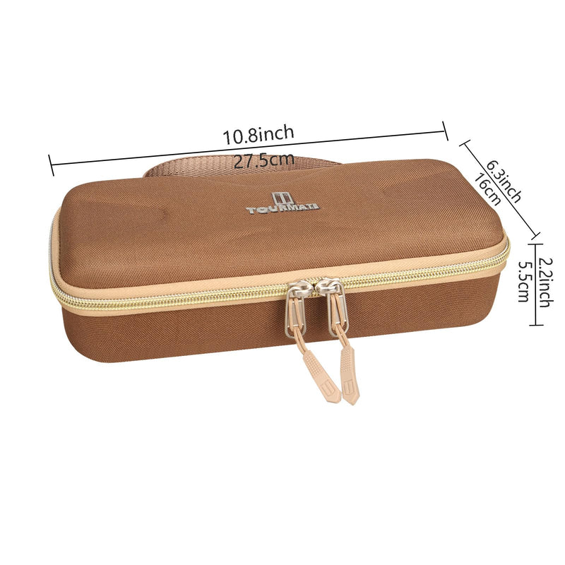 [Australia - AusPower] - Hard Stethoscope Case for 3M Littmann Classic III/Lightweight II S.E. /Cardiology IV Diagnostic/MDF Acoustica Deluxe Stethoscopes, Case Only (Brown) brown 