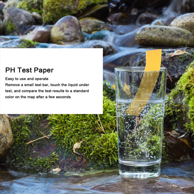 [Australia - AusPower] - Cocoarm Paper Test Strips, One Roll of Paper 0-14 Full Range, Test Paper with Storage Box Suitable for Any Liquid 