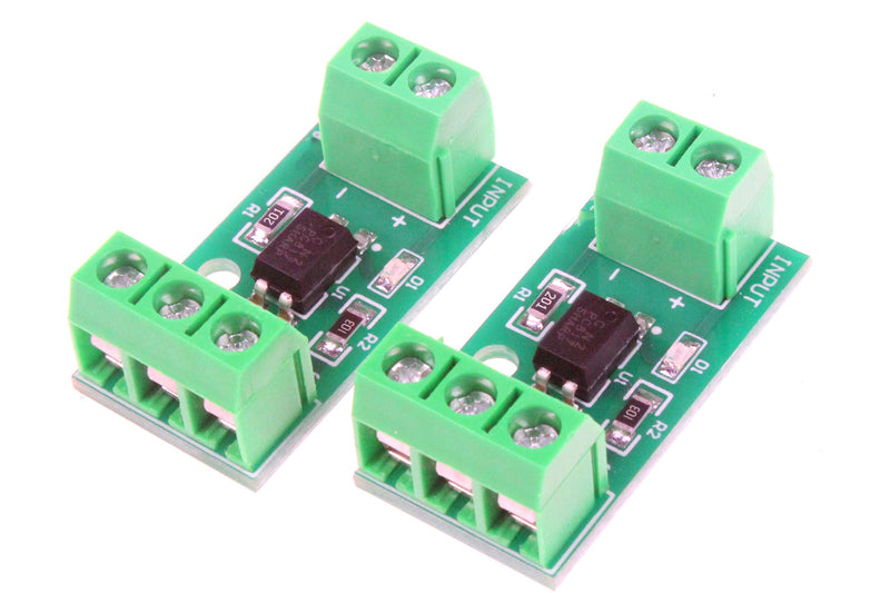 [Australia - AusPower] - NOYITO 1-Channel PC817 Optocoupler Isolation Module Optoelectronic Isolator signal Isolation and Anti-interference 3-5V 12V 24V (Pack of 2) (24V) 