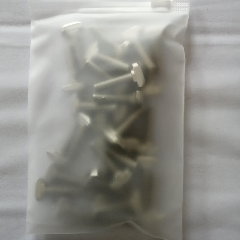 [Australia - AusPower] - M6x25 T Slot Bolt Carbon Steel Hammer Head Bolt for 3030 Series T Slot Aluminum Extrusion European Standard (30 Pieces) 3030 M6x25 