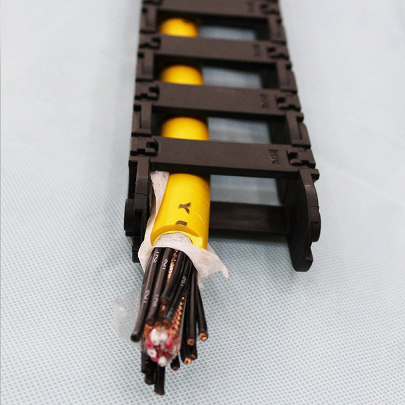 [Australia - AusPower] - URBEST Cable Drag Chain, 15 x 40mm Towline Wire Carrier 1 M/ 3.3Ft Plastic Semi Enclosed Machine Tool (15x40mm) 15x40mm 