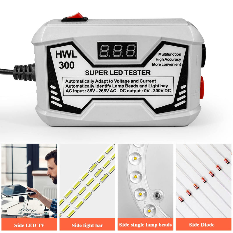 [Australia - AusPower] - Super LED Tester Lamp Bead Strip TV Backlight Repair Inspection Testing LED Light Tester LED Backlight Tester Gray 85‑265V 
