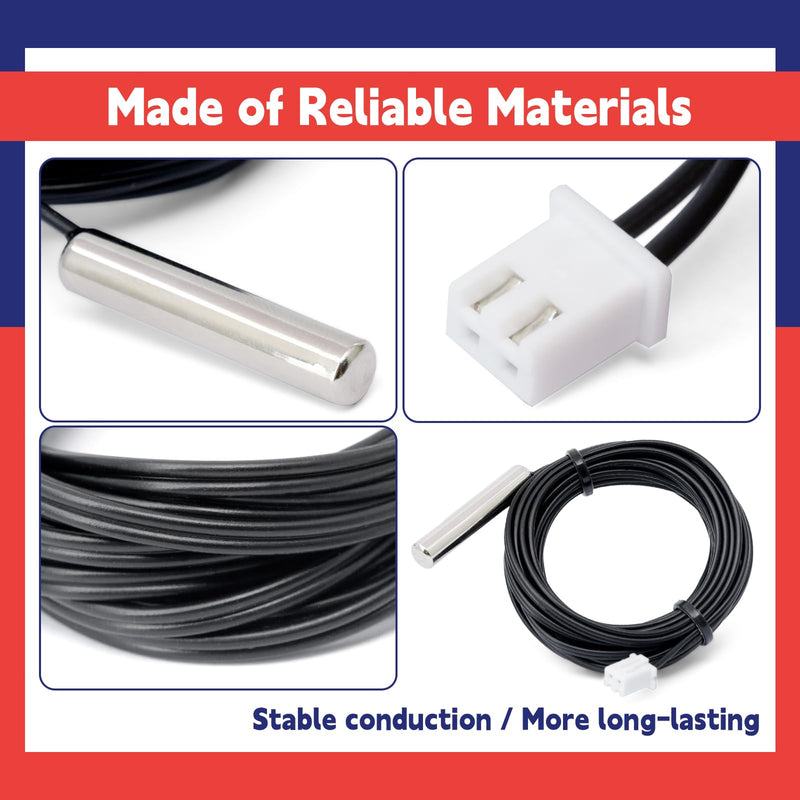 [Australia - AusPower] - 2009853 Thermistor Assembly Compatible with Manitowoc Ice Machine, Temperature Sensor Fixing Either The T3 or T4 Fault 