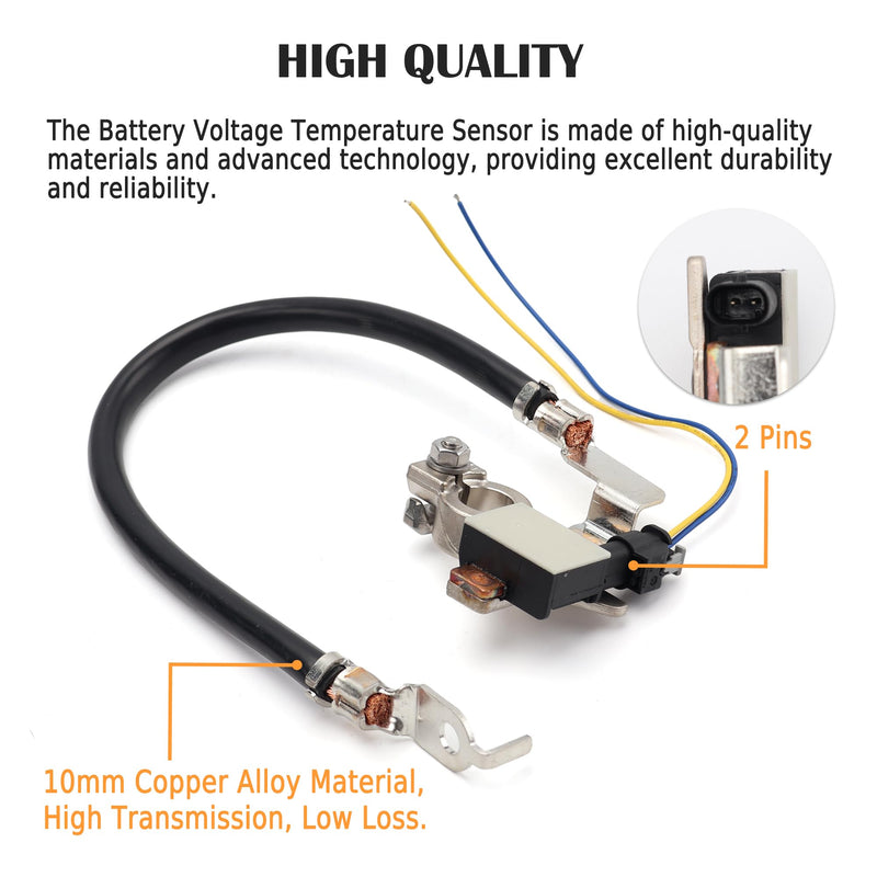 AV6N10C679GB Battery Current Sensor Compatible with 2012 2013 2014 2015 2016 2017 2018 Ford Focus Escape C-Max Transit Connect Negative Battery Cable Replaces OE AV6Z-10C679-P AV6N-10C679-BC
