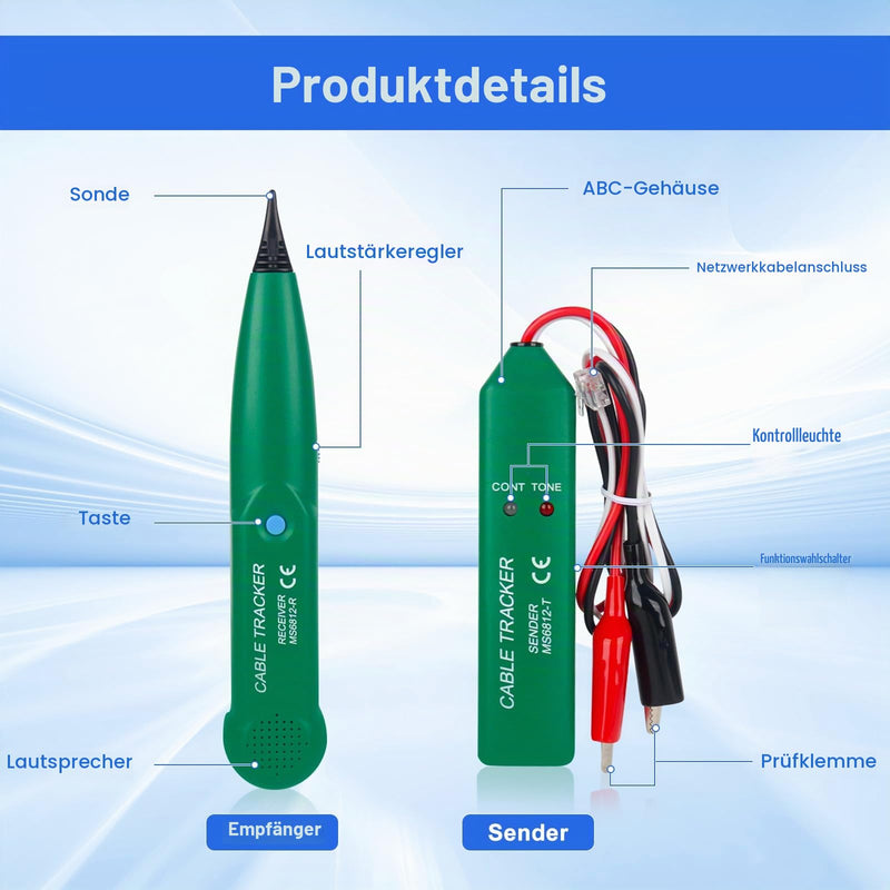 Cable Tracker, Cable Break Detector, Robotic Lawnmower, Cable Finder, Cable Tester, Circuit Tester, Telephone Line Tracker for Network Maintenance Collation